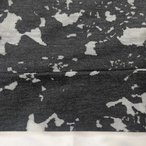 Fabletics Burnout Sweatshirt Color Charcoal Heather Floral Print Size S - Picture 11 of 14